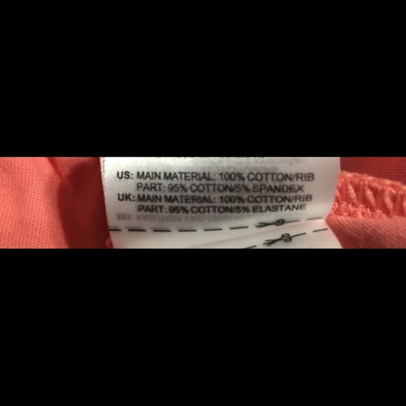 🤘EUC Adidas 3 stripe coral color top - Picture 7 of 8